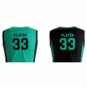 Conjuntos de uniformes de baloncesto reversibles personalizados transpirables que absorben la humedad Anti-UV de talla grande estampado de verano - Product Image 6