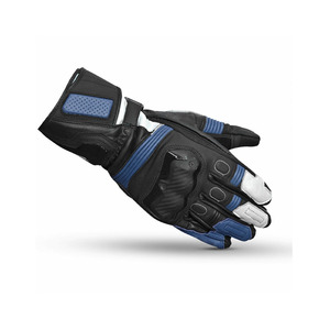 Gants de moto tout-terrain personnalisables en cuir, imperméables, antidérapants, respirants, à séchage rapide, avec écran tactile intégral et fermeture auto-agrippante - Product Image 2