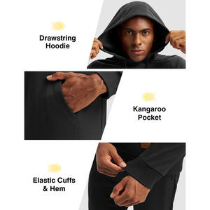 Sudadera con capucha personalizada para hombre, conjuntos para correr, pantalones de chándal informales, chándales, prendas de vestir exteriores de moda con estampado de tela polar, chándal - Product Image 5