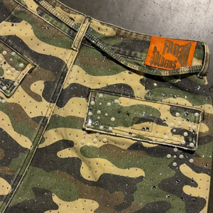 <span class=keywords><strong>Pantaloncini</strong></span> mimetici con strass personalizzati <span class=keywords><strong>pantaloncini</strong></span> <span class=keywords><strong>oversize</strong></span> stilizzati 6 tasche Streetwear larghi <span class=keywords><strong>pantaloncini</strong></span> Cargo mimetici da <span class=keywords><strong>uomo</strong></span> - Product Image 5
