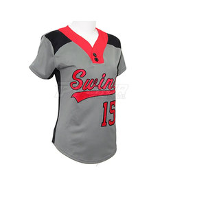 New <b>Custom</b> Design Breathable <b>Softball</b> <b>Uniform</b> Sets-Wholesale 100% Polyester <b>Custom</b> Logo Printing - Product Image 2