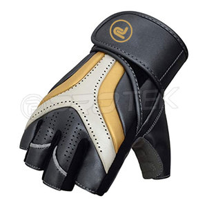2025 guantes de levantamiento de pesas de cuero personalizados Unisex transpirable Fitness gimnasio equipo de entrenamiento - Product Image 2