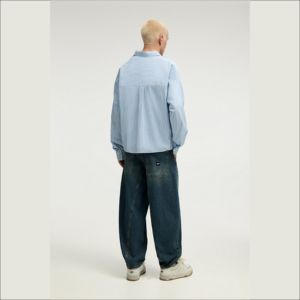 Pantalones vaqueros de alta calidad para hombre, pantalones informales holgados con ajuste Delgado, pierna recta, estampado lavado, moda, pantalones vaqueros al por mayor - Product Image 2