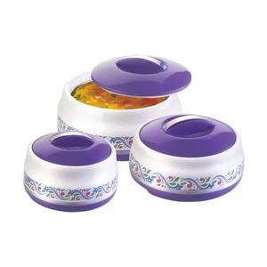 Juego de Cazuelas Aisladas de Plástico ANAX 800/1500/2200/3500/6500 mL, Calidad Premium, Redondas, para Uso Doméstico, Hechas en India - Product Image 1