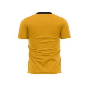 Best-seller T-shirt col rond manches courtes imprimé sur mesure 100% polyester à séchage rapide conception de sublimation motif solide 100% coton - Product Image 6