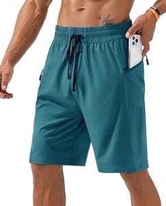 Shorts pour hommes en dentelle décontractés respirants anti-rides de couleur personnalisée avec taille élastique et options de taille personnalisées - Product Image 6