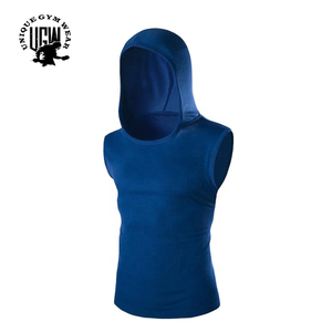 Sudaderas sin Mangas Personalizadas para Hombre, Tejido de Felpa, Mezcla de Poliéster/Algodón, Transpirable y Ecológico, Ropa Deportiva de Verano - Product Image 6