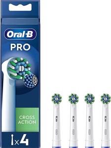 Oral-B Pro Cross Action-Cabezal de cepillo de dientes eléctrico y cerdas en ángulo para una extracción más profunda, paquete de 4 cabezales de cepillo de dientes, color blanco - Product Image 6