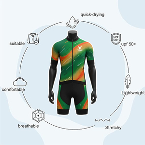 Maillot de cyclisme léger et respirant à manches longues pour homme, service personnalisé ODM OEM, vente en gros, vêtements de cyclisme pour équipe de cyclisme, coupe club - Product Image 2