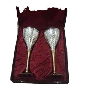 Brass <b>Wine</b> <b>Goblet</b> Handmade Engraved Chalice Vintage Metal Drinking Cup Antique Barware Wedding Gift Elegant Decorative Tableware - Product Image 1