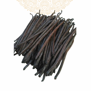 Gousses de vanille Planifolia biologiques extra-qualité gourmet, 14-18 cm de long, d'Indonésie, séchées, riches en arôme, emballées sous vide, vente en gros - Product Image 1