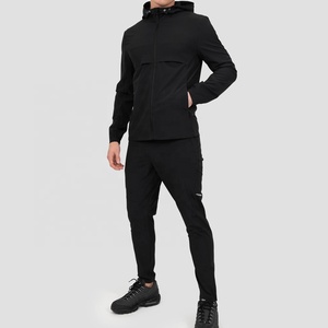 ชุดวิ่งกันลมสำหรับผู้ชายและผู้หญิงชุดกางเกงผ้าใบสไตล์ลำลองออกแบบได้ตามที่ต้องการ - Product Image 5