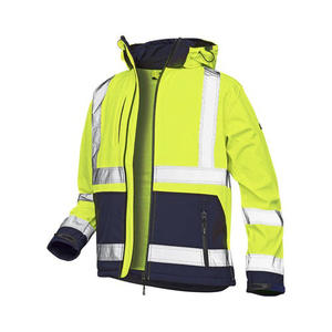 2025 chaqueta reflectante tela sarga trabajo doble capa reflector de alta visibilidad chaqueta de seguridad para invierno Gran oferta nuevo diseño - Product Image 2