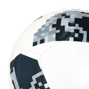 Cuir PU professionnel de taille 5 d'impression rayée colorée personnalisable d'air élevé pour l'entraînement et le match de sports d'équipe - Product Image 6