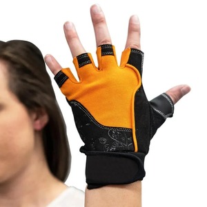 Venta al por mayor Guantes de gimnasio de poliéster transpirable Unisex Entrenamiento Fitness Guantes de levantamiento de pesas para uso al aire libre para hombres y mujeres - Product Image 4