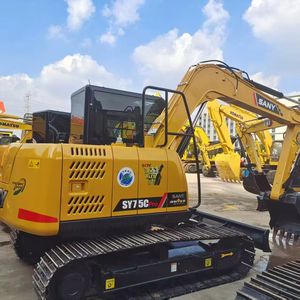 ¡Gran Oferta! Excavadora Hidráulica de Orugas de Alta Eficiencia, Usada, con Certificación CE/EPE, SANY SY75C, Miniexcavadora de 7.5 Toneladas para Excavación en Terrenos Agrícolas - Product Image 1