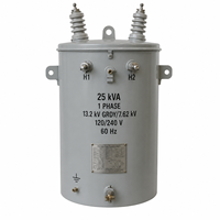 Transformateur monophasé conventionnel monté sur poteau de 50-100 kVA, 13,8 kV vers 120/240 V 60 Hz pour les charges agricoles et commerciales légères