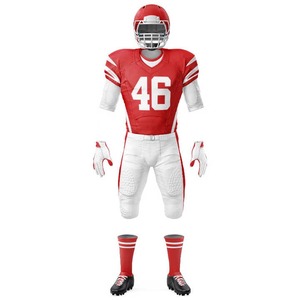 บริการ OEM ขายส่งชุดฟุตบอลอเมริกันคุณภาพสูงสำหรับผู้ใหญ่ ชุดฝึกซ้อมสำหรับสโมสรและทีม  มีไซส์ใหญ่สำหรับผู้ชาย ลดราคา - Product Image 5