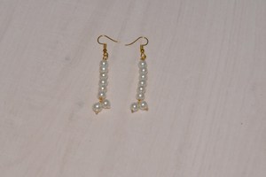 Pendientes colgantes de perlas blancas de moda de nuevo diseño, pendientes de perlas de 6mm para niñas y mujeres - Product Image 5