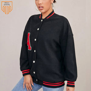Mega Empire's New Trending Oversize Chaqueta Varsity Personalizada para Mujer Cómoda y Transpirable Impreso Technics - Product Image 5