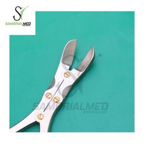 Fórceps de corte de hueso Stille Liston de primera calidad, instrumentos ortopédicos alemanes de acero inoxidable de doble acción curvos de 10,75" - Product Image 2