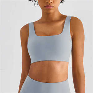 Séchage rapide chaud Sexy U cou antichoc sport Yoga soutien-gorge Gym Fitness porter soutien-gorge haut Logo personnalisé vêtements pour femmes - Product Image 3