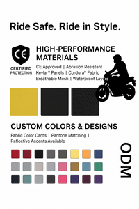 Custom Made Plus Size Best Protective CE Armor Motocicleta Jeans Pantalones de montar para hombre con rodilleras Cadera Motocross - Product Image 6