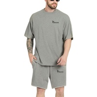 Conjunto de Verano para Hombre RELEVO INDUSTRIES, Manga Corta, Transpirable, 100% Algodón, Estilo Urbano, Camisetas Casuales con Cuello Redondo