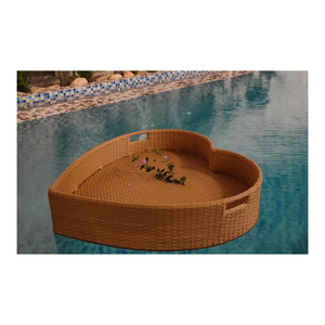Mejor precio para comedor, desayuno cesta de agua piscina ratán servir bandeja flotante para el horario de verano de los proveedores de Vietnam - Product Image 3
