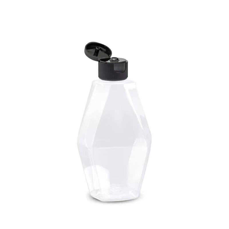 bottle with flip top cap