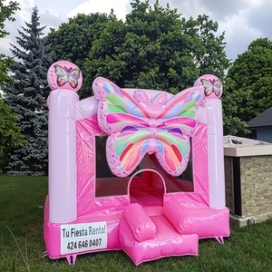 Château gonflable de château plein d'entrain de papillon commercial avec la maison de <span class=keywords><strong>mariage</strong></span> sautant de ventilateur pour <span class=keywords><strong>louer</strong></span> des enfants et des adultes - Product Image 2