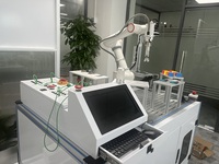 Kit Completo de Robot Colaborativo de 6 Ejes, Paquete Educativo para Entrenamiento con Cámara CCD, PLC, Motor y Caja de Cambios