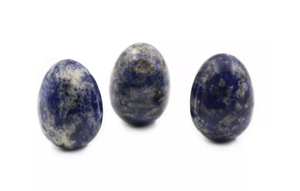 Yoni huevo sodalita huevos de piedra natural en forma de piedra huevo de Jade Semi Preciosa Protección Energética Ejercicio Vaginal Mayorista - Product Image 5