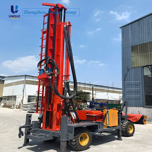 Machine de forage de puits d'eau de moteur diesel de roue de 400m plate-forme de forage de mine prix usine - Product Image 1
