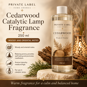 Lámpara Catalítica de Cedro con Fragancia de Marca Privada 250ml OEM |   Recambio de Fragancia para Lámparas Catalíticas |   España UE - Product Image 2