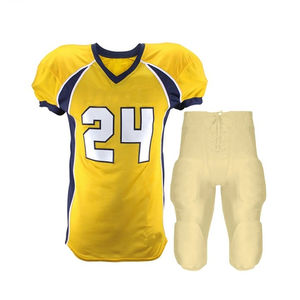 Uniforme de fútbol americano de manga corta de talla grande con nombre y número de equipo transpirable disponible en diferentes colores 2025 - Product Image 6