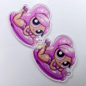 Tuiles magnétiques en acrylique durable de qualité supérieure, style Kawaii Gothique Cartoon, pour pinces à extensions de cils, personnalisables et multifonctionnelles - Product Image 5