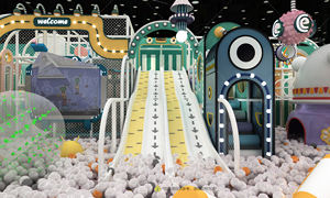 Équipement d'aire de jeu Premium Intérieur Commercial Aire de jeux Maison pour enfants Clownfish Slide Trampoline <span class=keywords><strong>Bac</strong></span> à <span class=keywords><strong>sable</strong></span> Table faite à la main - Product Image 4