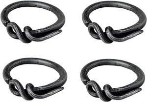 Meilleure vente directe d'usine douane indienne vente en gros demi-rond métal or rond rond rond de serviette pour la décoration de table de fête de mariage - Product Image 4