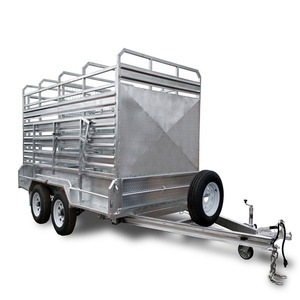Durable Livestock Cattle 25-30 Tons Reinforced Axles High Fence <b>Cargo</b> <b>Trailers</b> for Stake Semi Wholesale Transport Sheep Pig - Product Image 4