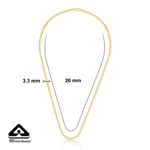 Collar de Cadena Clásico Chapado en Oro de 18k para Unisex, Regalo de Boda - Product Image 5