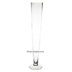 Centres de table de mariage les plus exigeants pour décoration Vases trompette décoratifs en métal finition antique en cuivre au prix de gros - Product Image 4