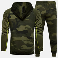 Chándal Deportivo de Camuflaje Personalizado Unisex al por Mayor, con Mangas Largas, Estampado Técnico, Capucha, Bolsillos Laterales, Talla Grande para Invierno