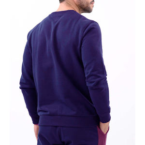 Pull 3d Mousse Écran Bouffée coton mélangé Personnalisé Hommes Ras Du Cou Sweat Haute Qualité Éponge Lourde Coton Français - Product Image 2