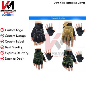 Gants de vélo demi-doigts, gants de vélo avec rembourrage en silicone de 5 mm, adhérence, absorption des chocs, gants de vélo de montagne, gants de vélo de route - Product Image 5