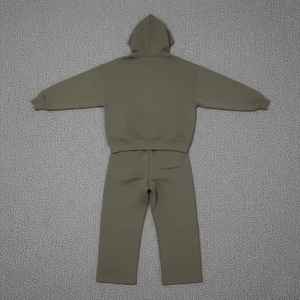 Conjunto Deportivo de 2 Piezas para Hombre, Diseño Holgado, Chaqueta con Cremallera Ecológica y Pantalones Deportivos de Pierna Recta, Venta al Por Mayor de Fábrica - Product Image 6