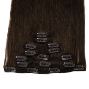 Extensions de cheveux humains chinois KSWIGS, double trame, clips en dentelle, Remy, 100% cheveux humains, texture lisse, résistantes à la perte - Product Image 5