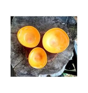 Tazón para servir ensalada de la familia real de alta calidad, técnica pulida de resina epoxi de Color sólido para el hogar, utensilios de cocina, servicio de frutas - Product Image 4