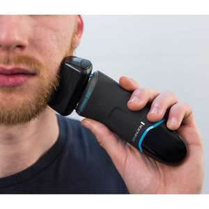 Afeitadora Eléctrica Recargable para Hombre, Afeitadora de Lámina Húmeda y Seca con Triple Cuchilla, Pantalla Digital, Recortadora de Vello - Product Image 3