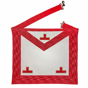 Maître des francs-maçons Col de broderie d'officier de rite écossais - Product Image 3